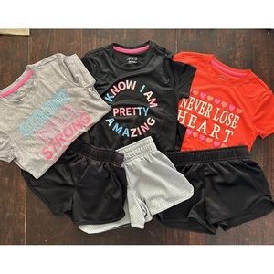 BCG Girls Athletic Lot Bundle Size 6/6x  XS Set